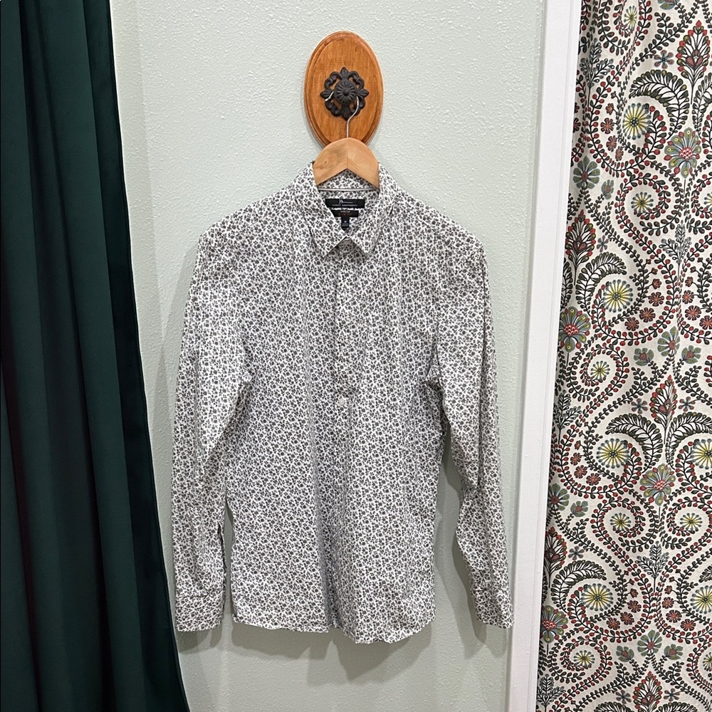 Marc Anthony, Men's Slim Fit Button-Down Shirt - Floral Print
